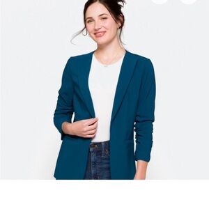 Skies Are Blue Teal Women's Blazer